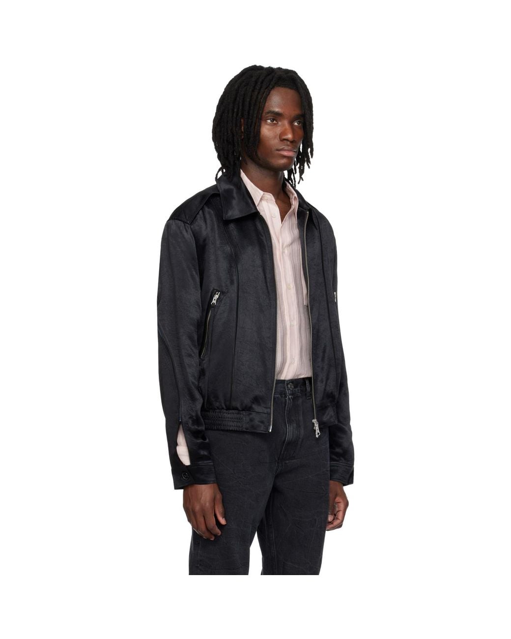 MMIC Black Razor Jacket for men