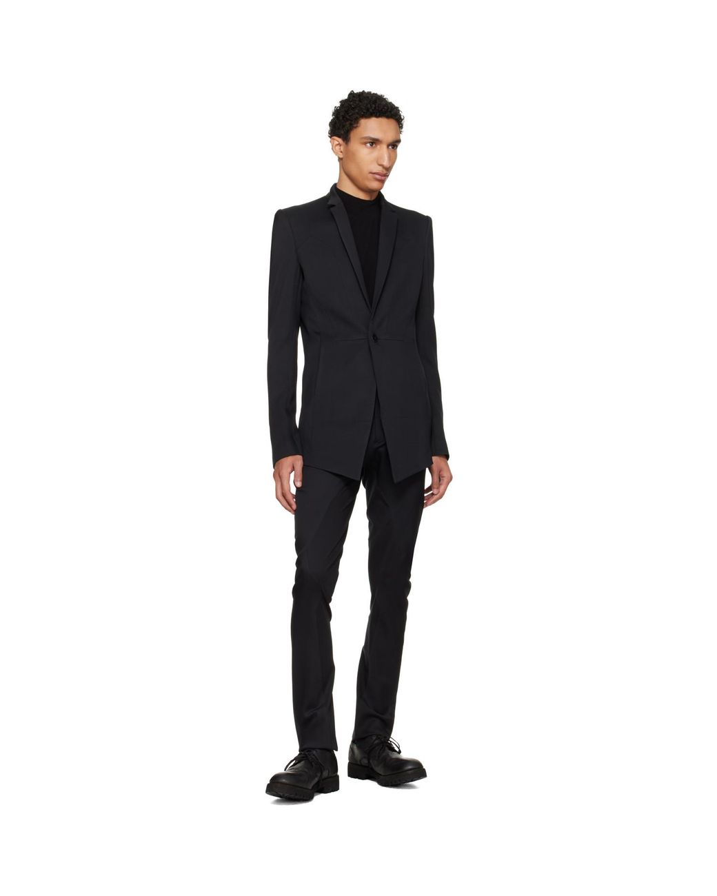 Julius Black Prism Tailored Blazer for men