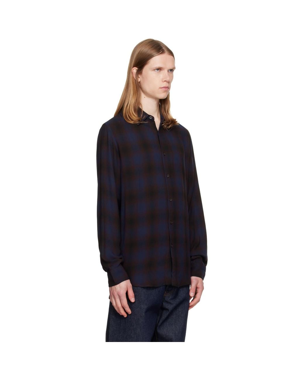 Dries Van Noten Black Classic Viscose Shirt for men