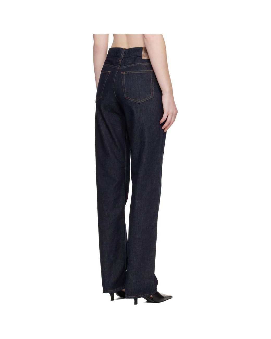 Totême Blue Low Straight Jeans
