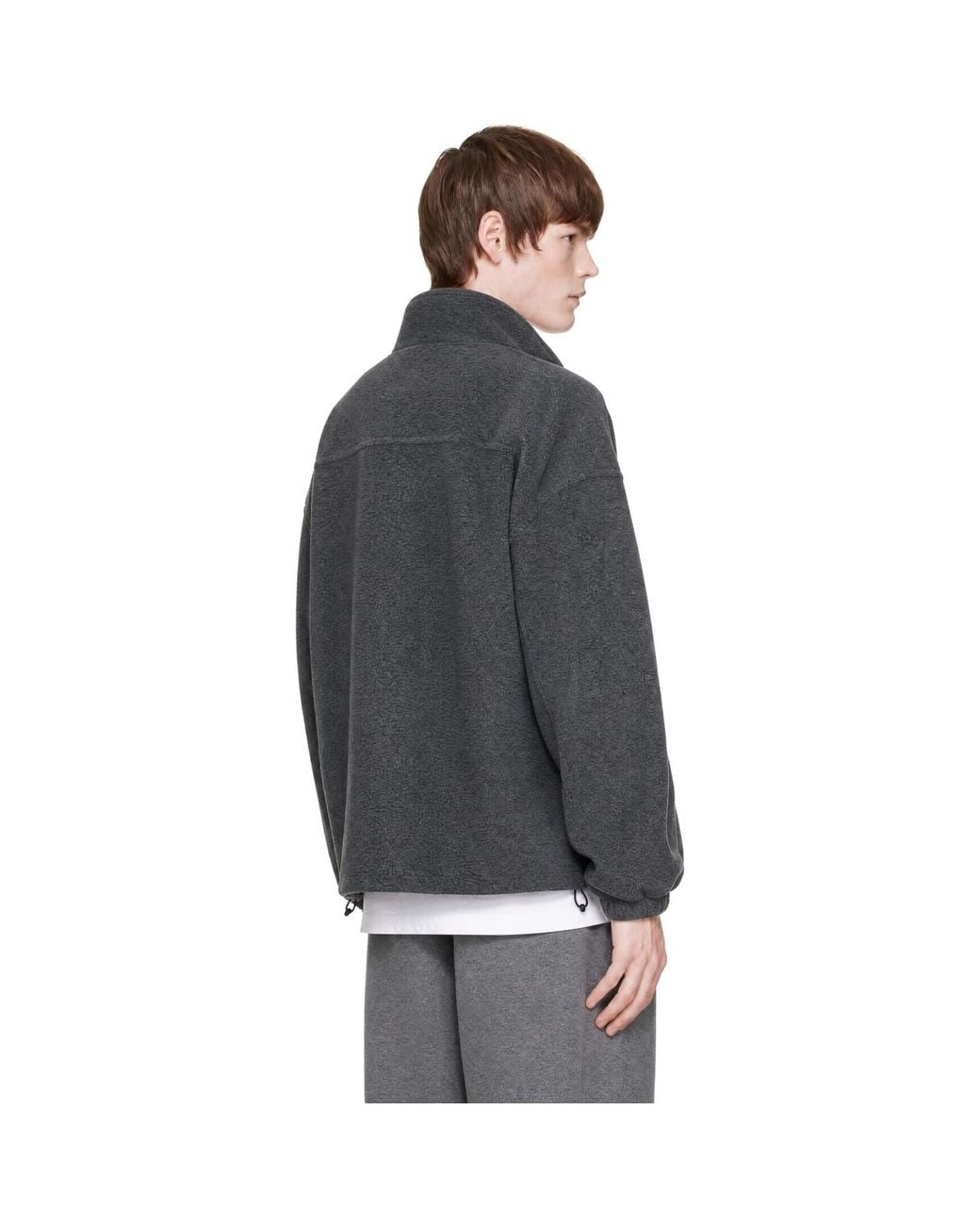 Alexander Wang Blue Reversible Funnel Track Jacket for men
