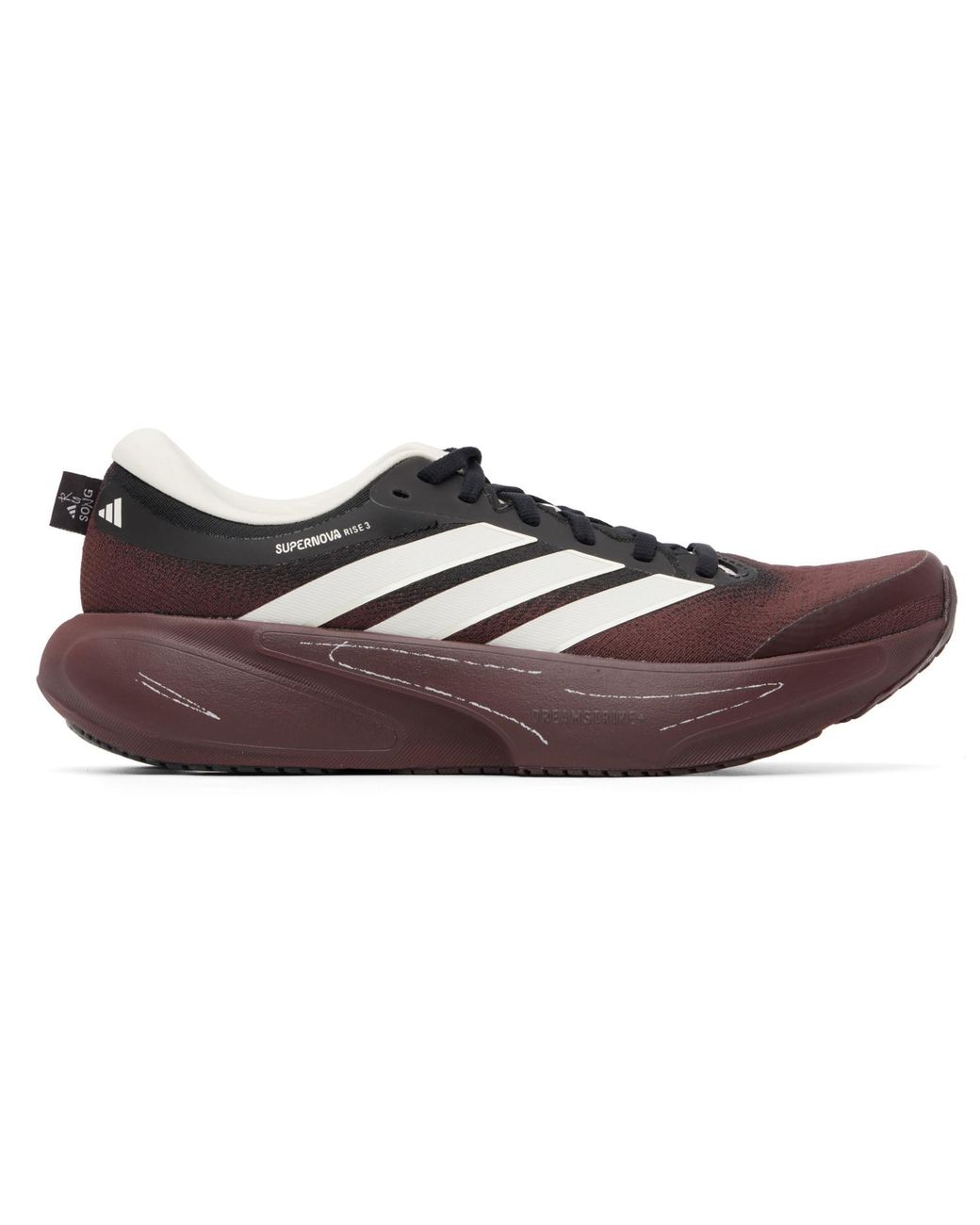 Song For The Mute Black Burgundy Adidas Originals Edition Adirun01 Supernova Rise 3 Sneakers for men