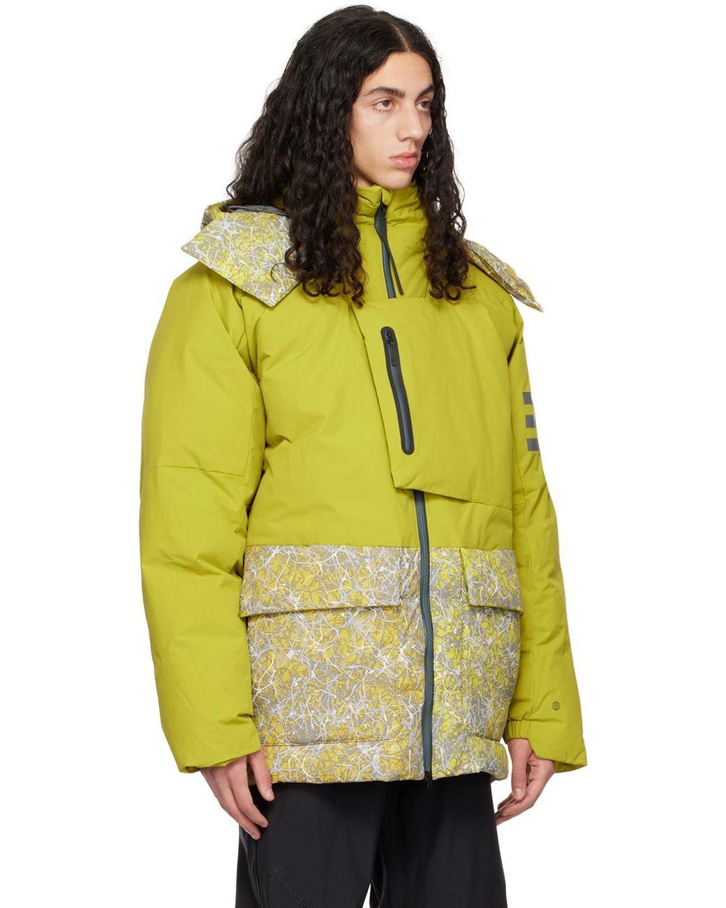 adidas Originals Yellow And Wander Edition Xploric Down Jacket for Men |  Lyst