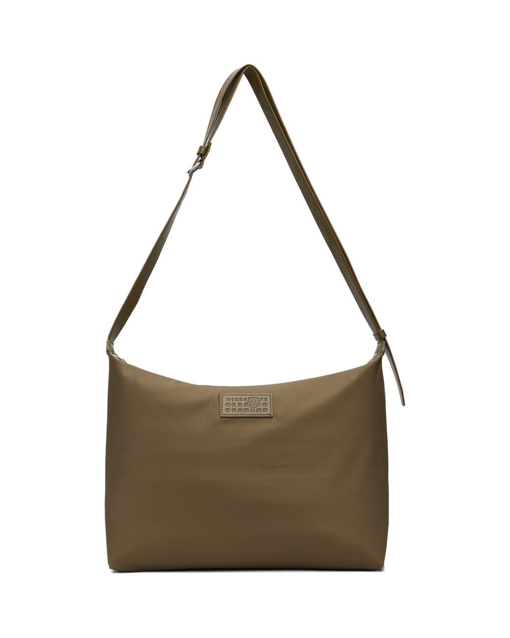 MM6 by Maison Margiela Brown Khaki Numeric Crossbody Bag for men