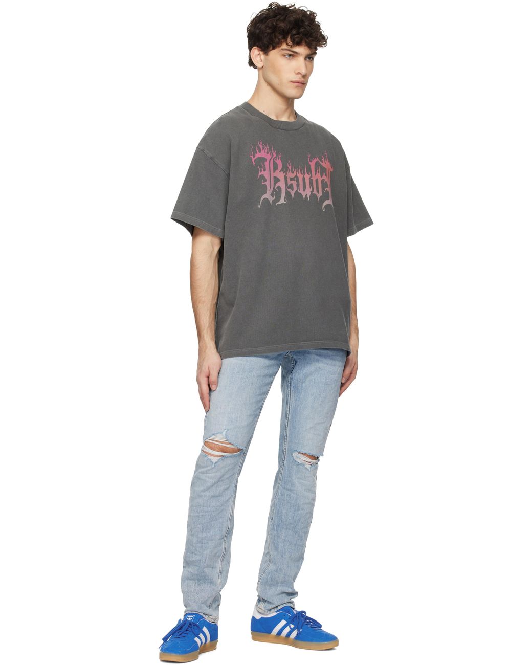 メンズ Ksubi グレー Fuego Ekcess Tシャツ ブラック | Lyst