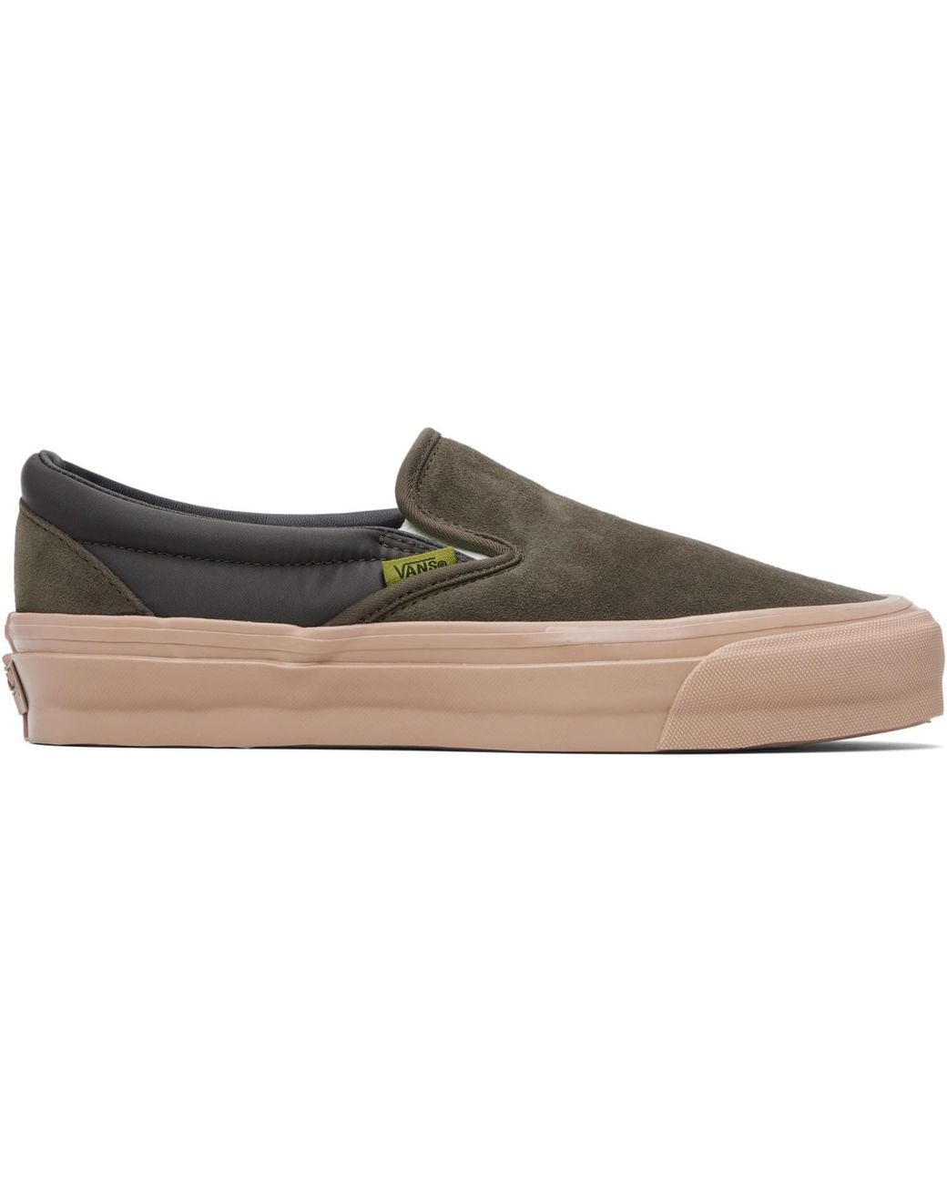 Vans Black Premium Classic Slip-On Sneakers for men