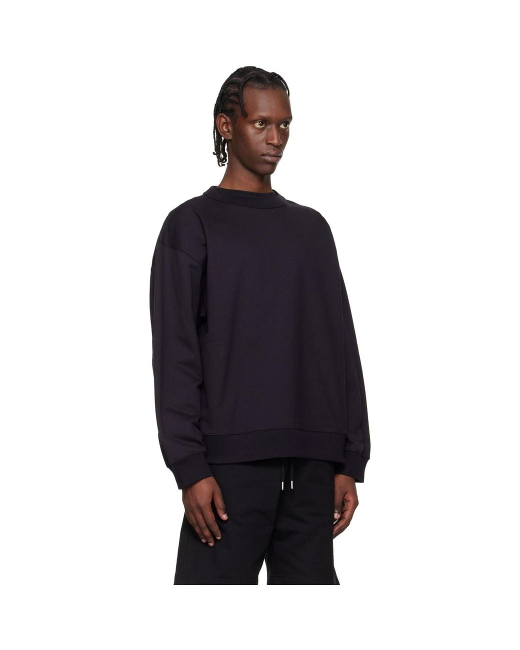 Dries Van Noten Blue Oversized Sweatshirt for men
