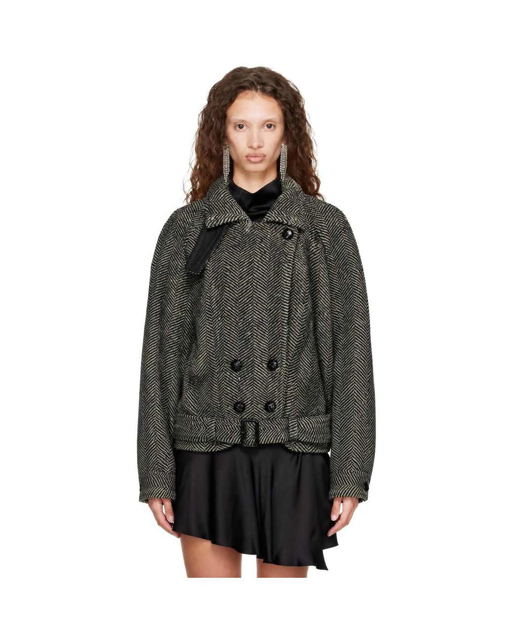 Isabel Marant Black Elvane Wool Jacket