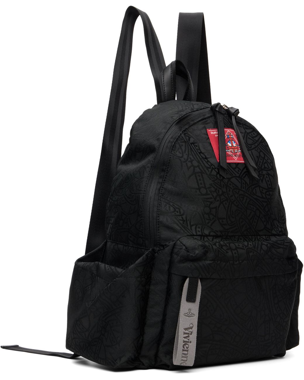 Vivienne Westwood Tangled Orb Jacquard George M Backpack in Black