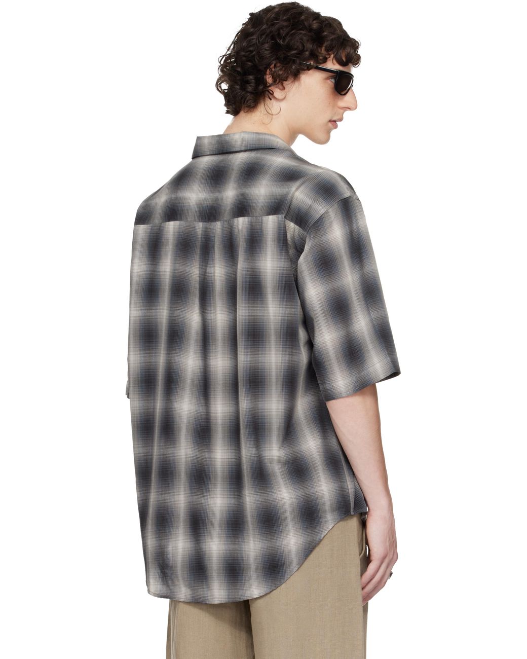 Our Legacy Work Shop Emporio Armani Pantelleria Shirt in Grey for