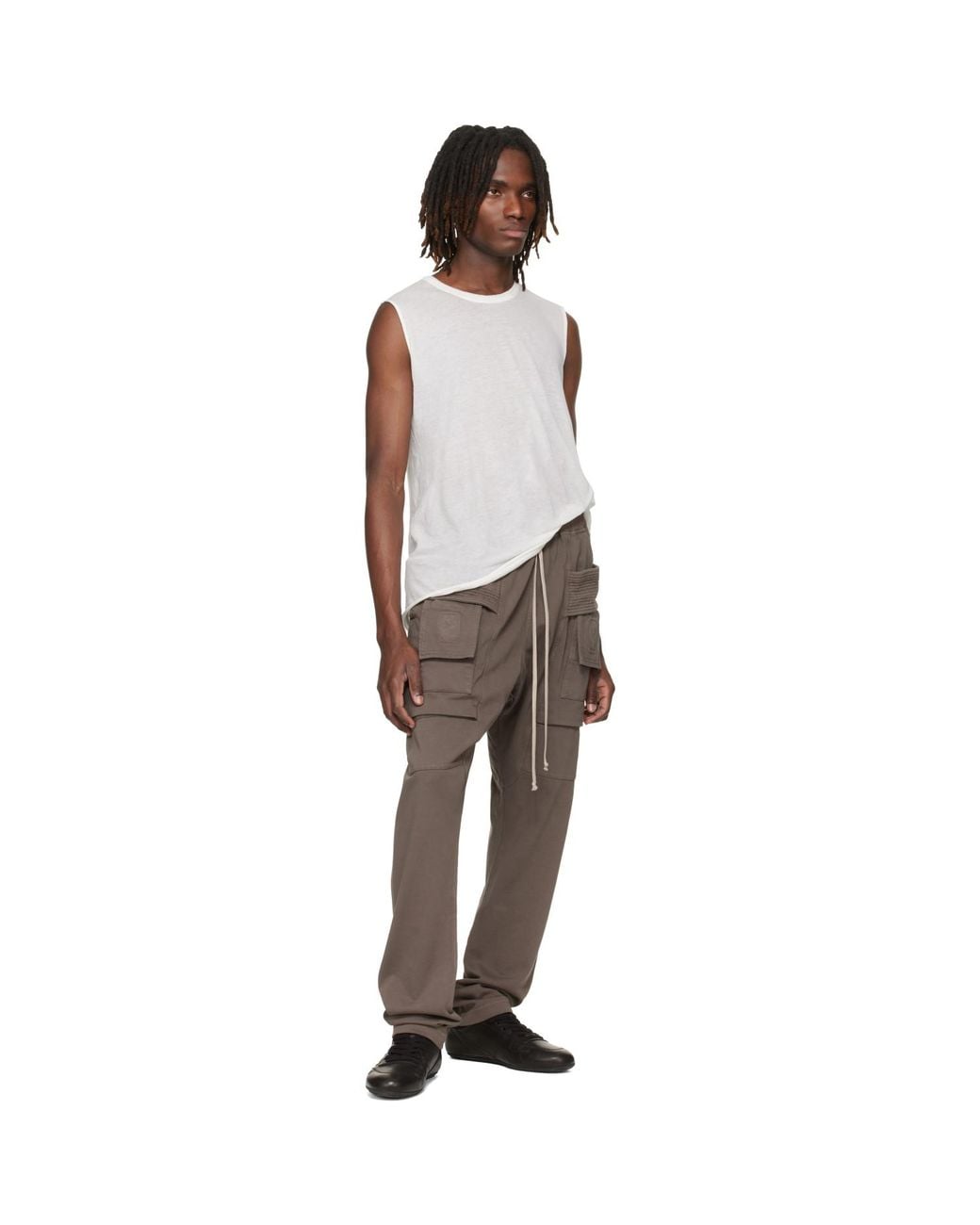 Rick Owens Multicolor Temple Creatch Drawstring Cargo Pants for men
