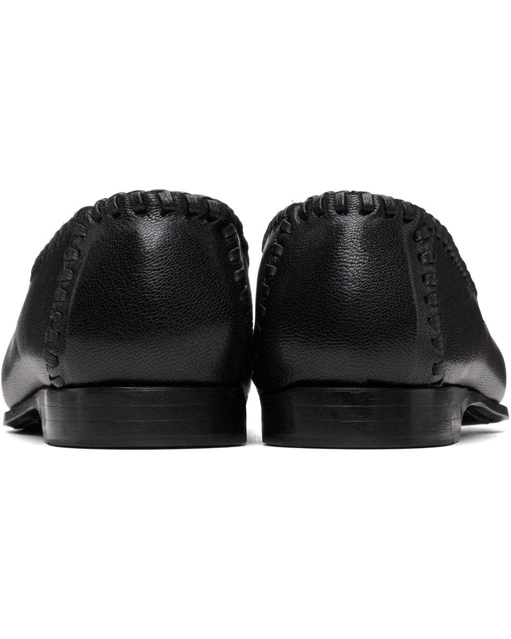 Hereu Black Sastre Supple Shiny Loafers