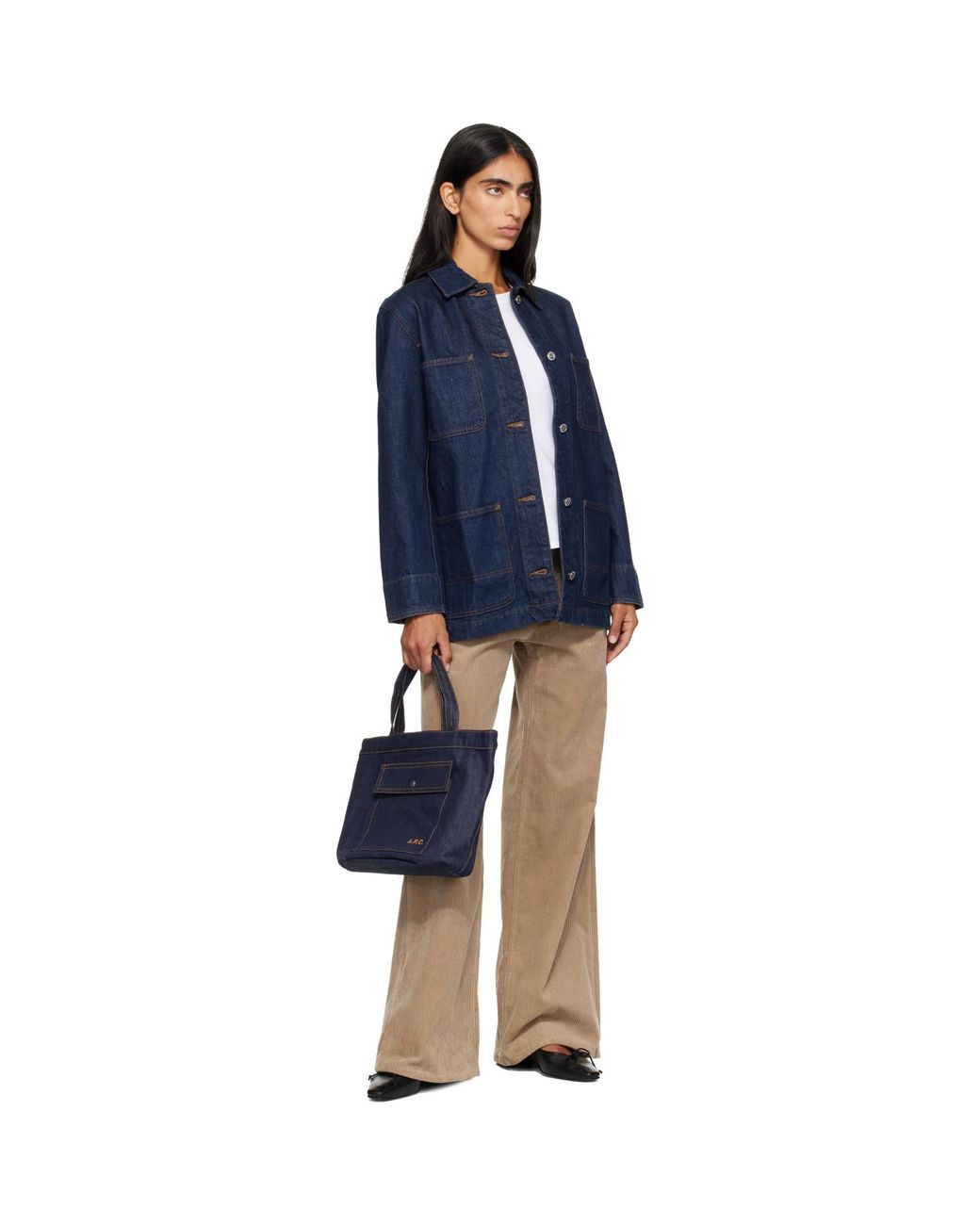 A.P.C. Blue Jade Tote