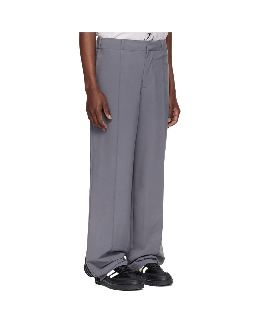 Song For The Mute Gray Adidas Edition 007 Trousers for men