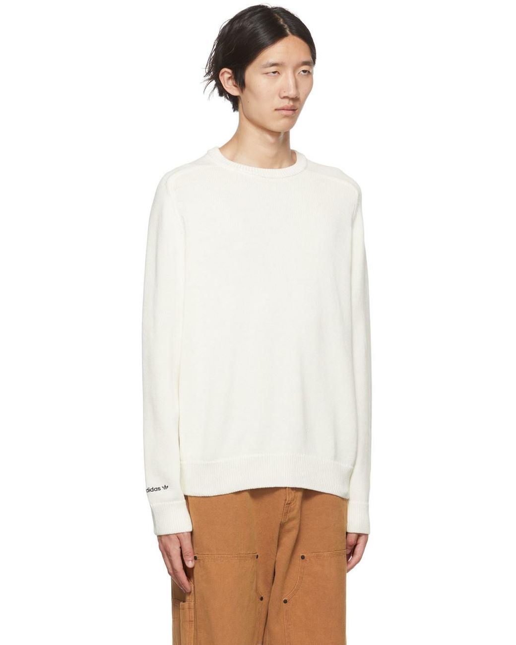 Noah Cotton Off-white Adidas Originals Edition Knit Sweater for Men | Lyst