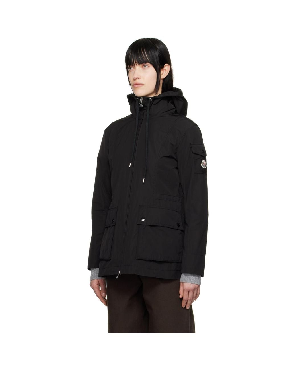Moncler Black Leandro Hooded Jacket