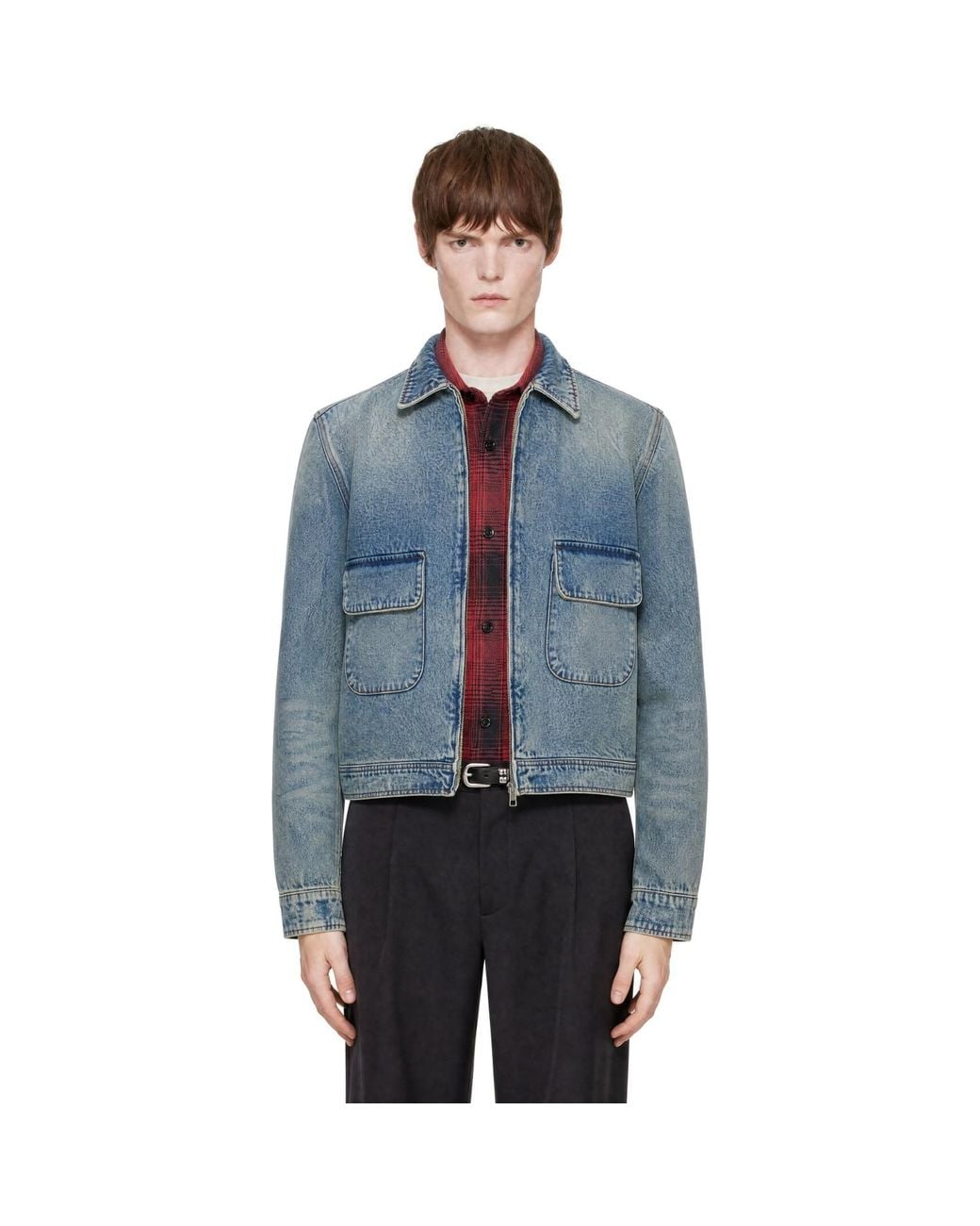 Carter Young Blue Andover Denim Jacket for men
