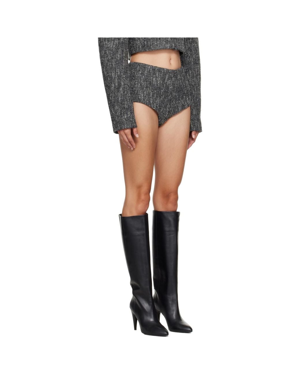 FIDAN NOVRUZOVA Blue Anita Micro Shorts