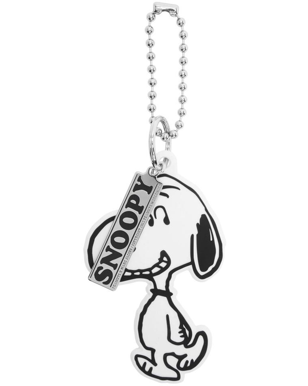 Marc Jacobs White Peanuts Edition 'the Snoopy' Charm in Black | Lyst