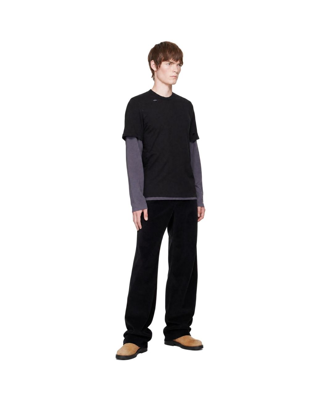GIMAGUAS Black Rene Trousers for men