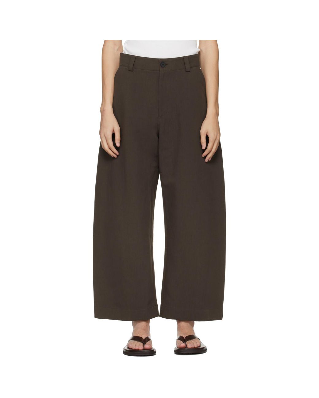 Studio Nicholson Black Levy Trousers for men