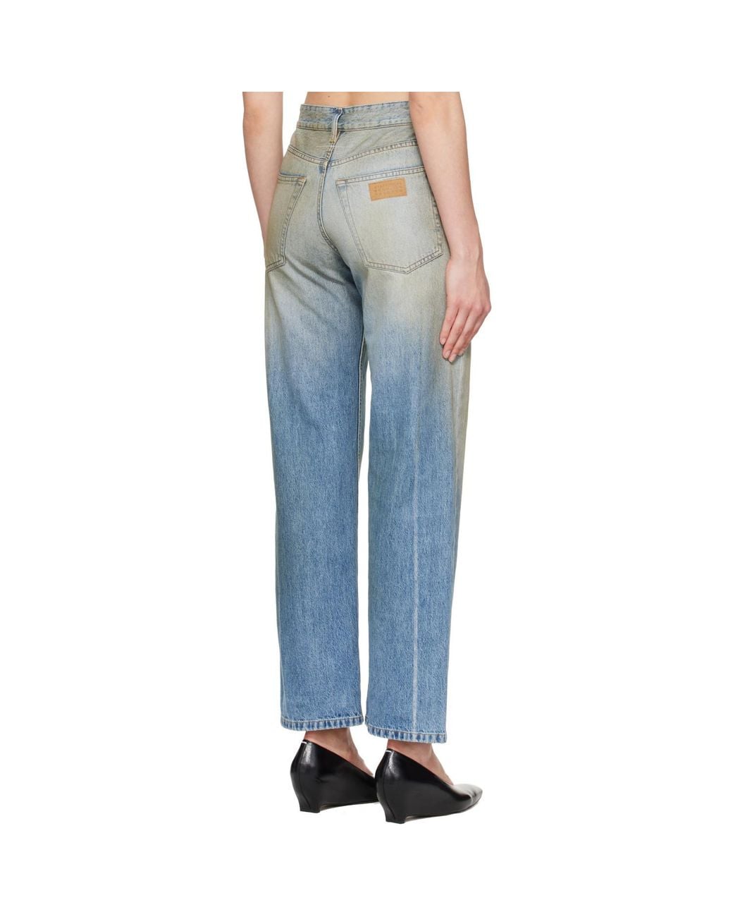 MM6 by Maison Margiela Blue Straight-leg Jeans