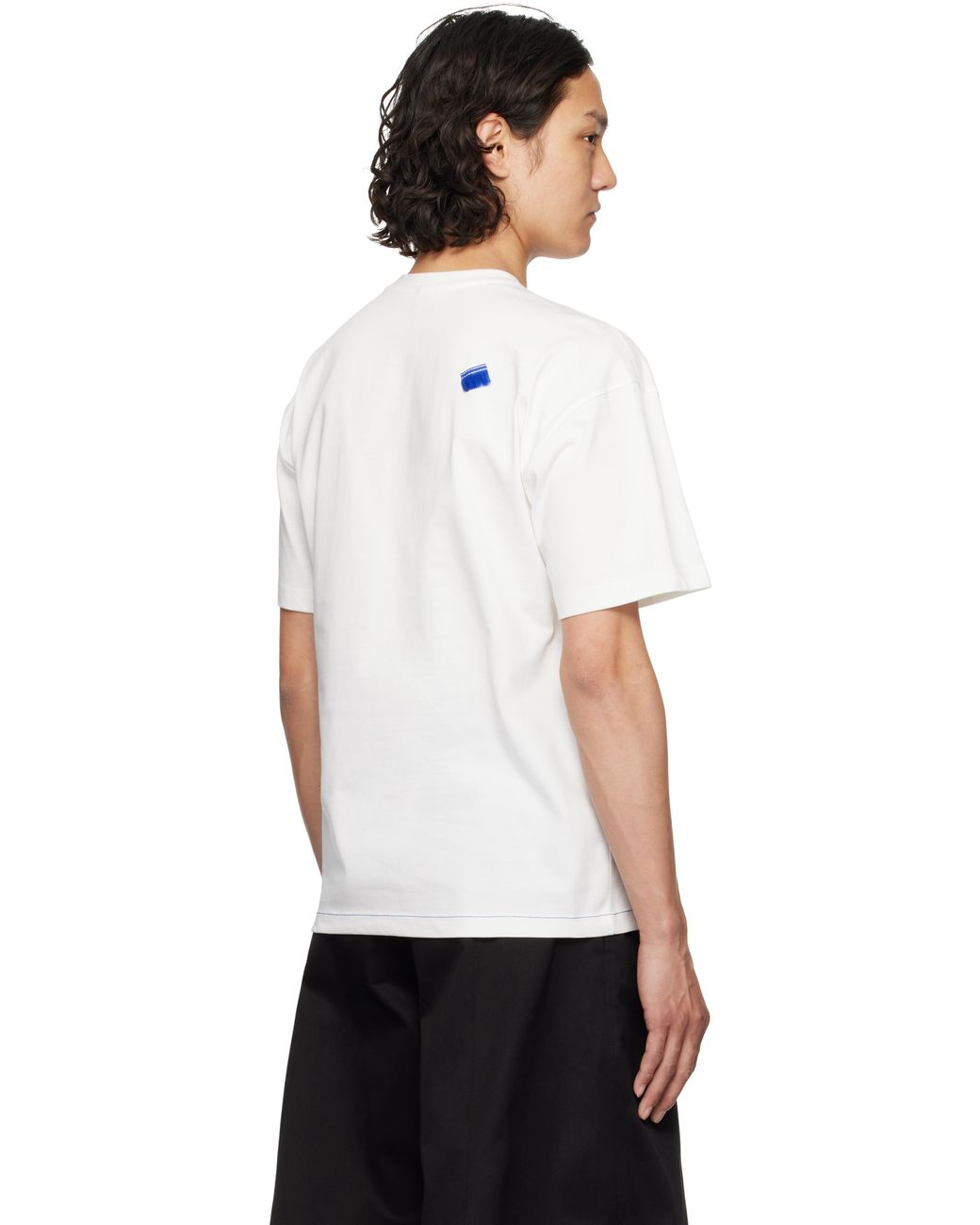 【ADERERROR】 ★ T-shirt Product. 47 ★ Semi Over Fit Converse x ADERERROR T-shirt White Men's - SS25 - US