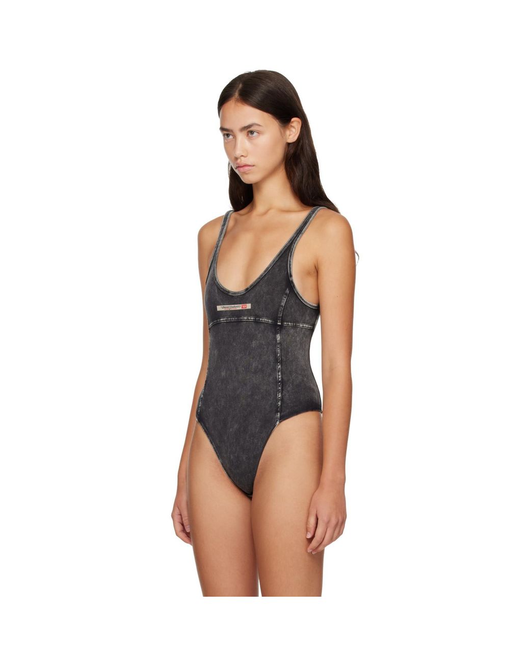 DIESEL Black Faded Bodysuit