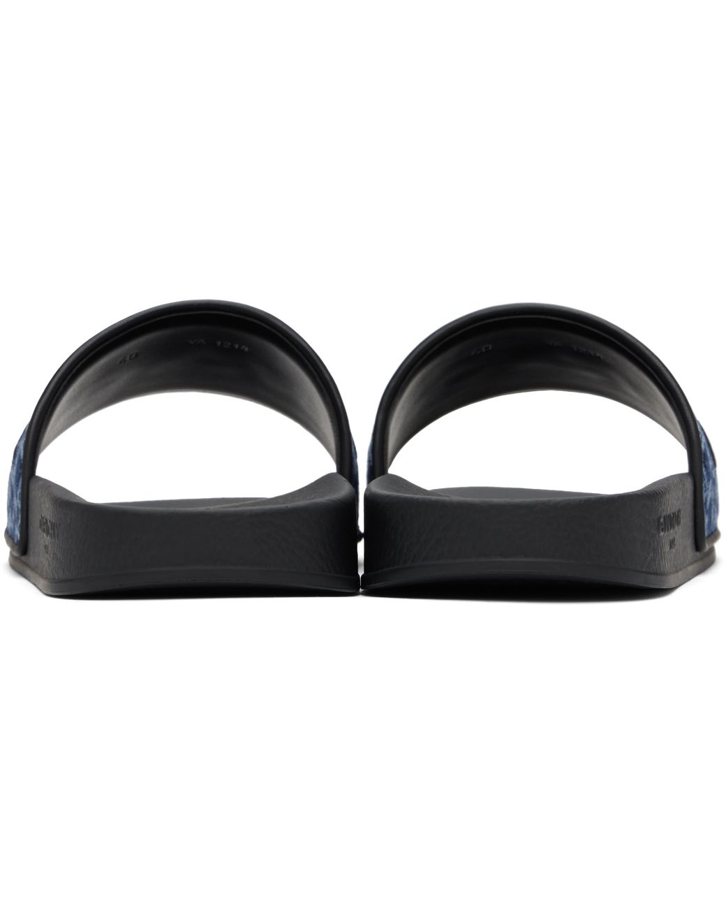 【Givenchy】ブラック Monogram 72 プールスライド Black Monogram 72 Pool Slides by Givenchy on Sale