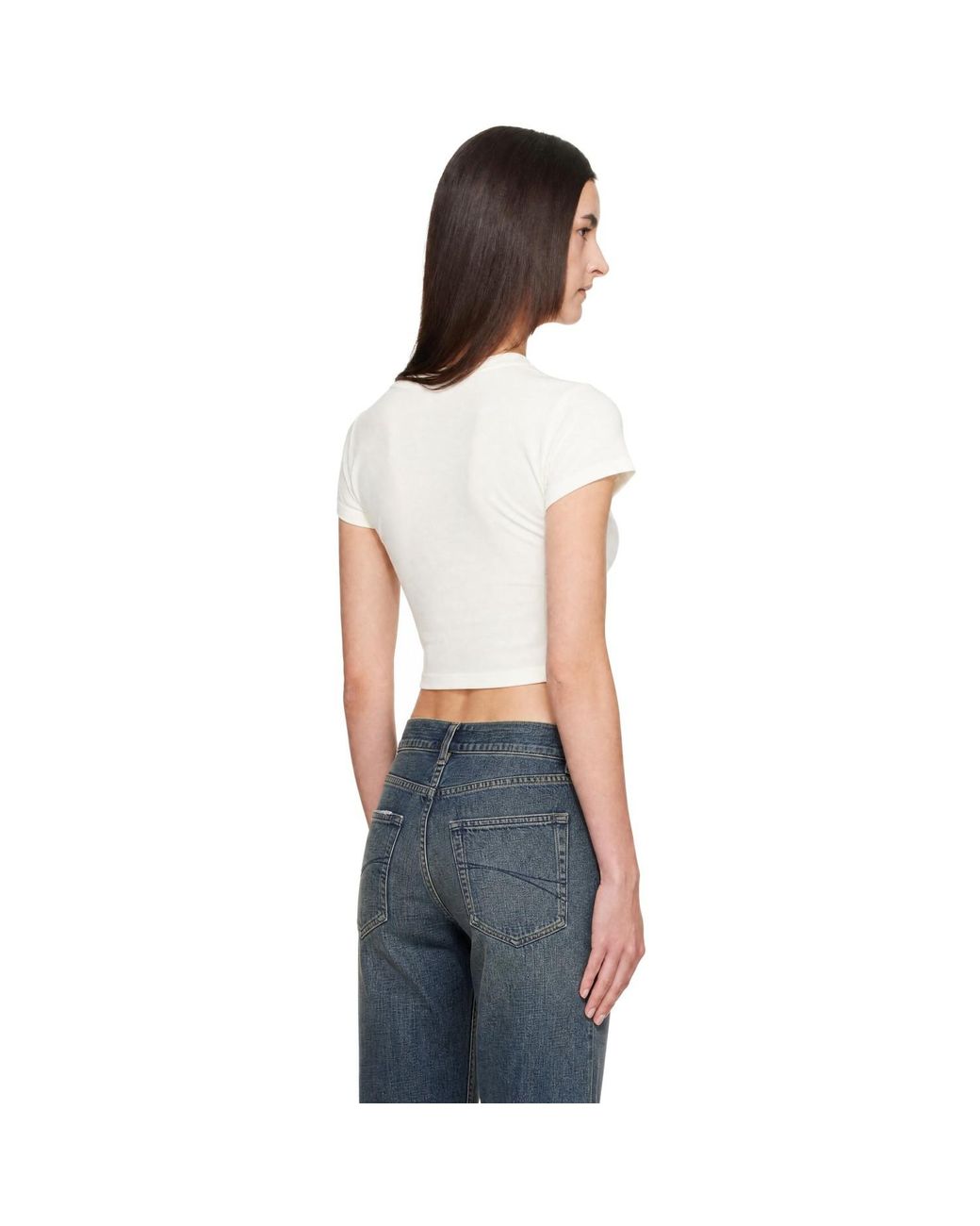Vetements Gray Off- 'Femme' Fitted T-Shirt