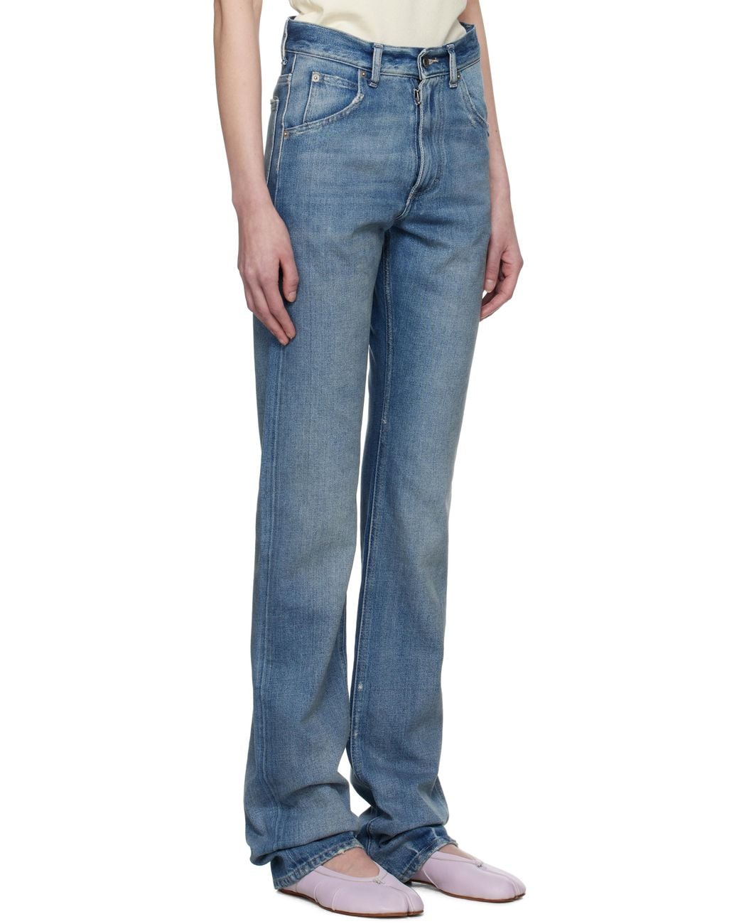 Maison Margiela Blue 5 Pockets Jeans