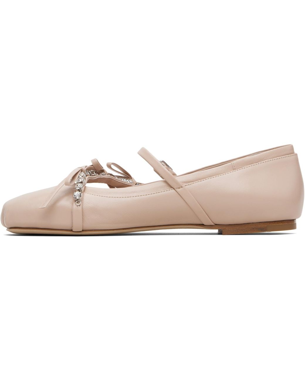 Jimmy Choo Black Loli Ballerina Flats