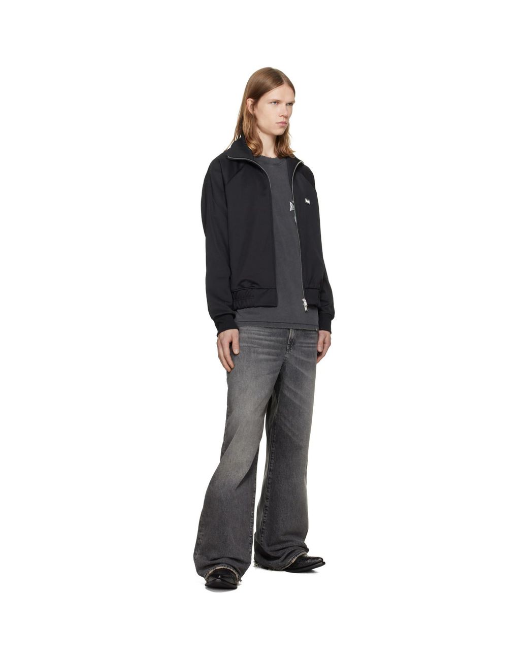 Rhude Black Madera Track Jacket for men