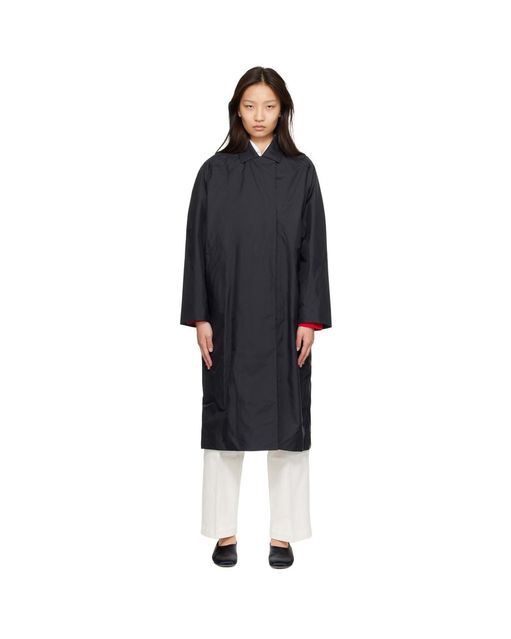 Veilance Black Nitra Trench Coat
