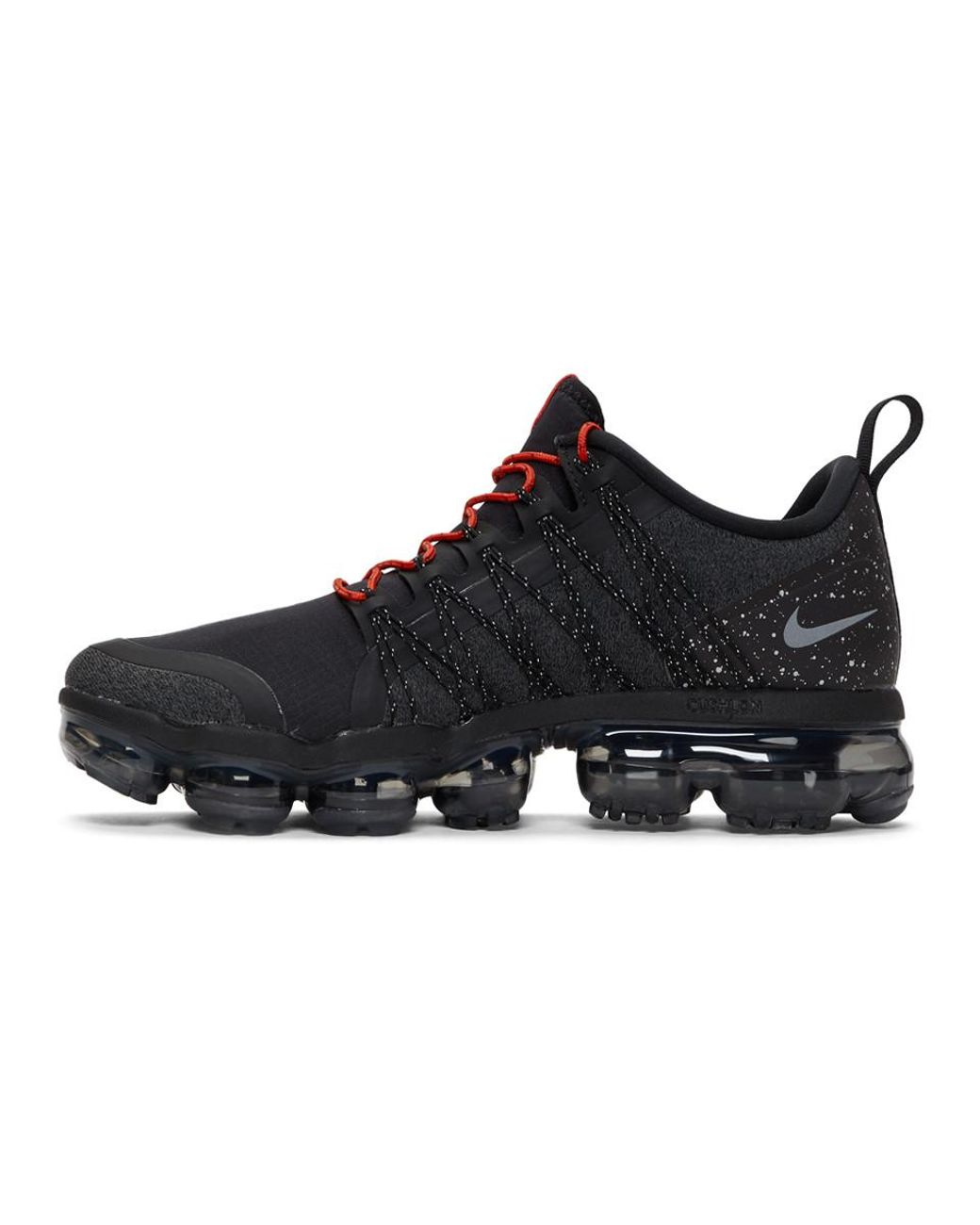 Nike Black And Red Air Vapormax Run Utility Sneakers for Men | Lyst