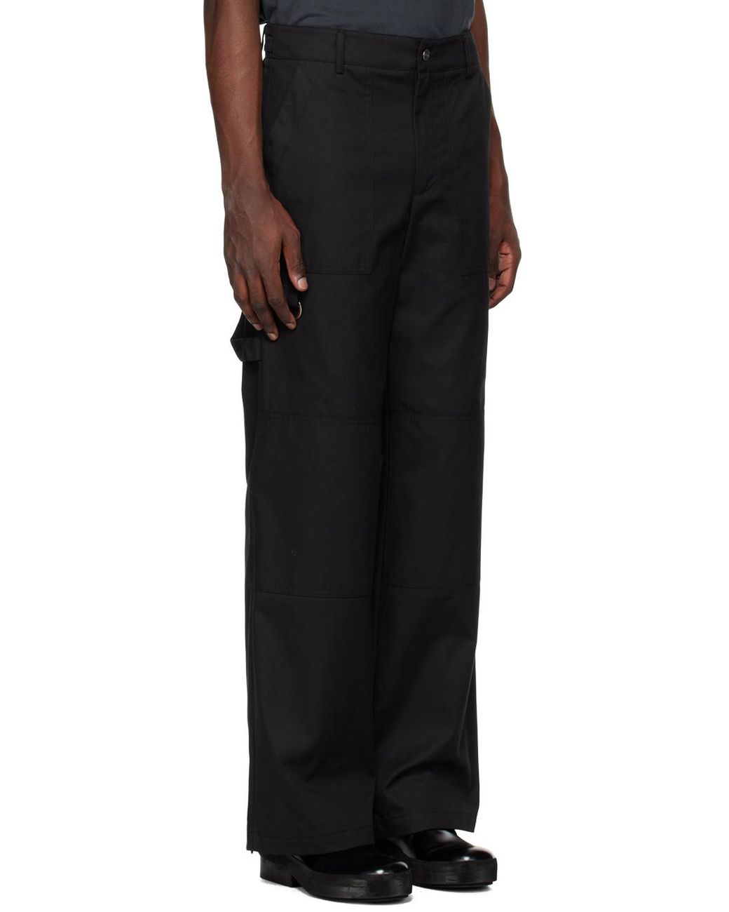 ボトムスその他 division FW23 (DI)VISION Trousers Black (90015 ) SPH211S2211VTK_F0002-5_650x.