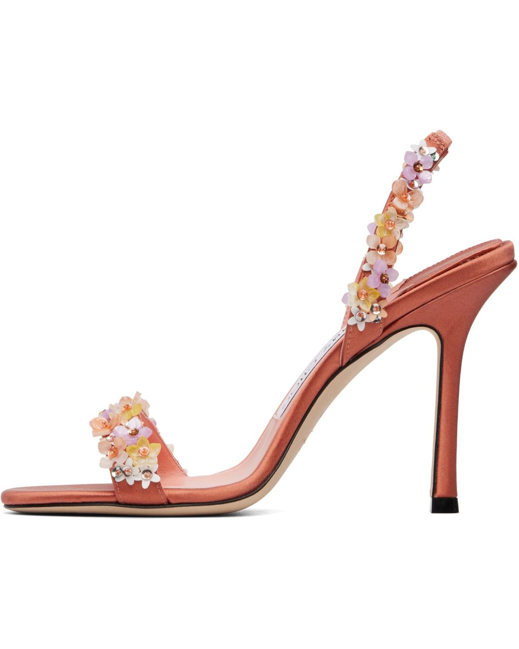 Jimmy Choo Pink Jenn 100 Heeled Sandals