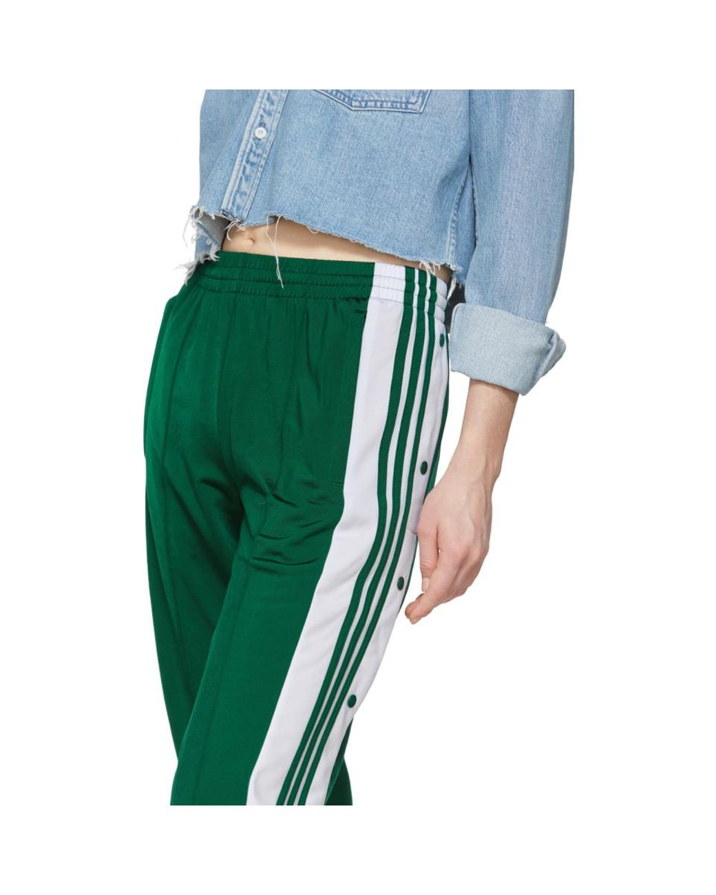 adidas Originals Green Og Adibreak Track Pants | Lyst