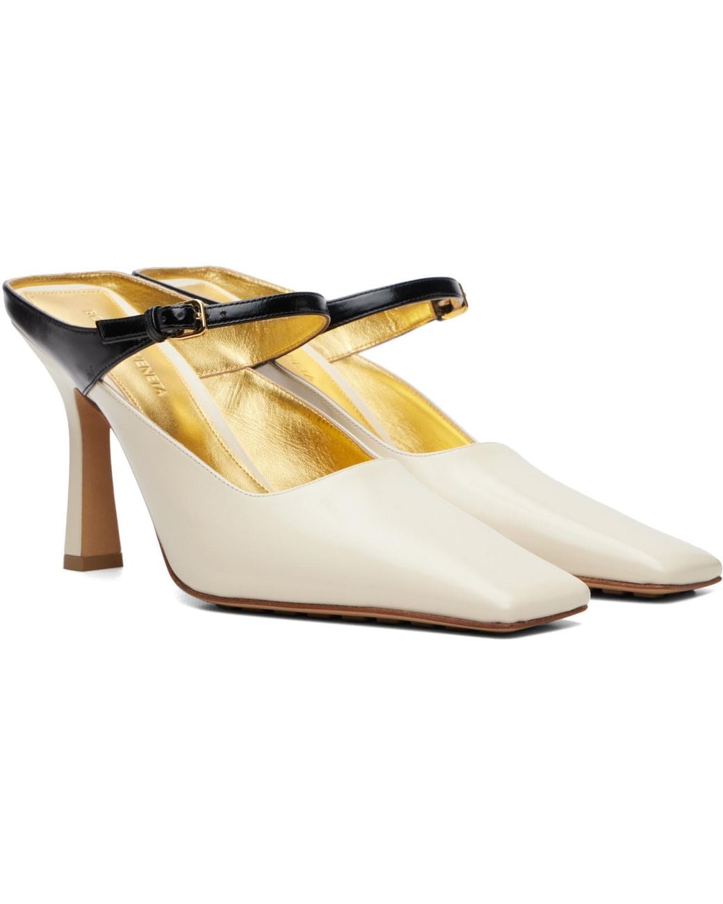 Bottega Veneta White Off- & Andrea Heels
