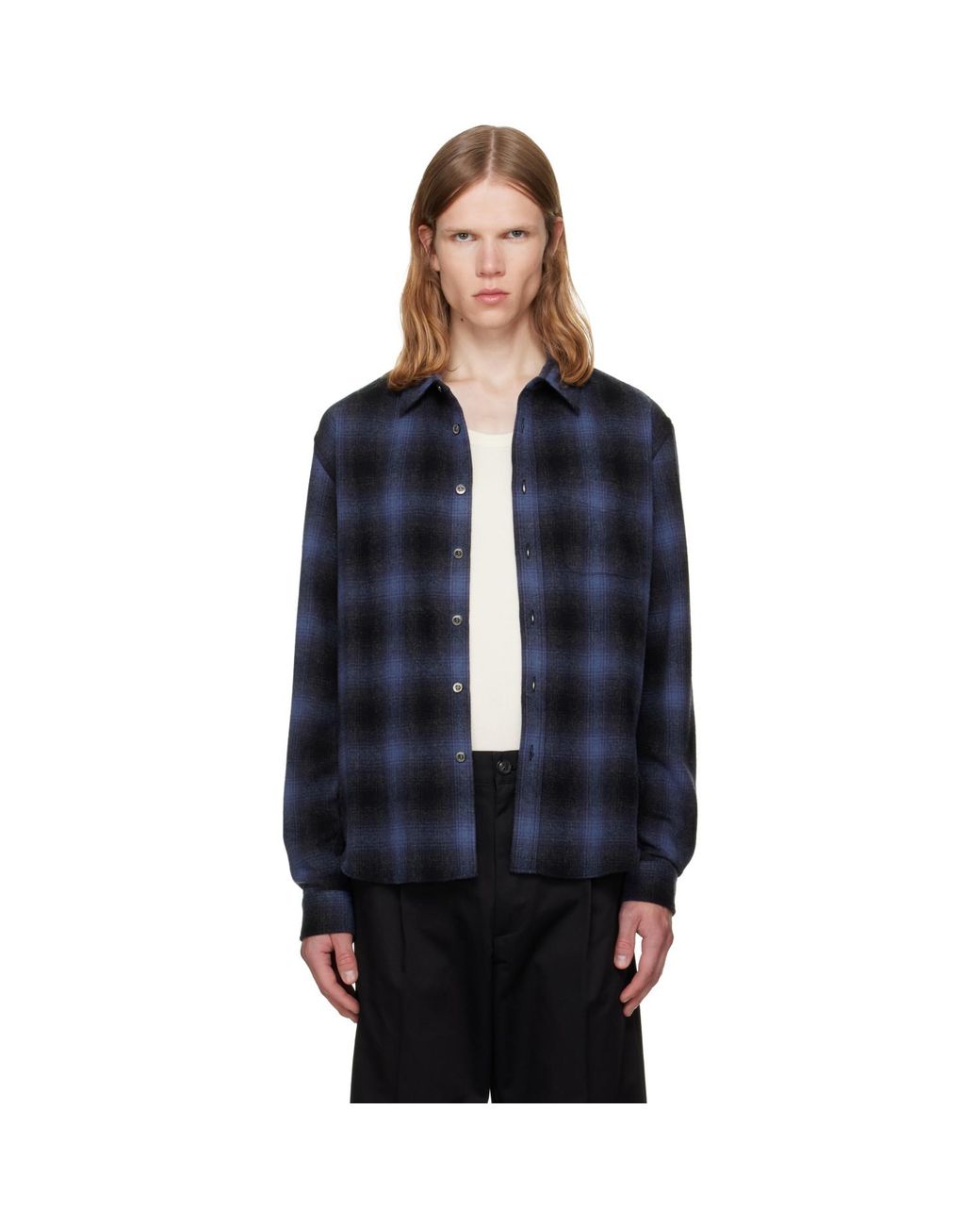vowels Blue River Shirt for men