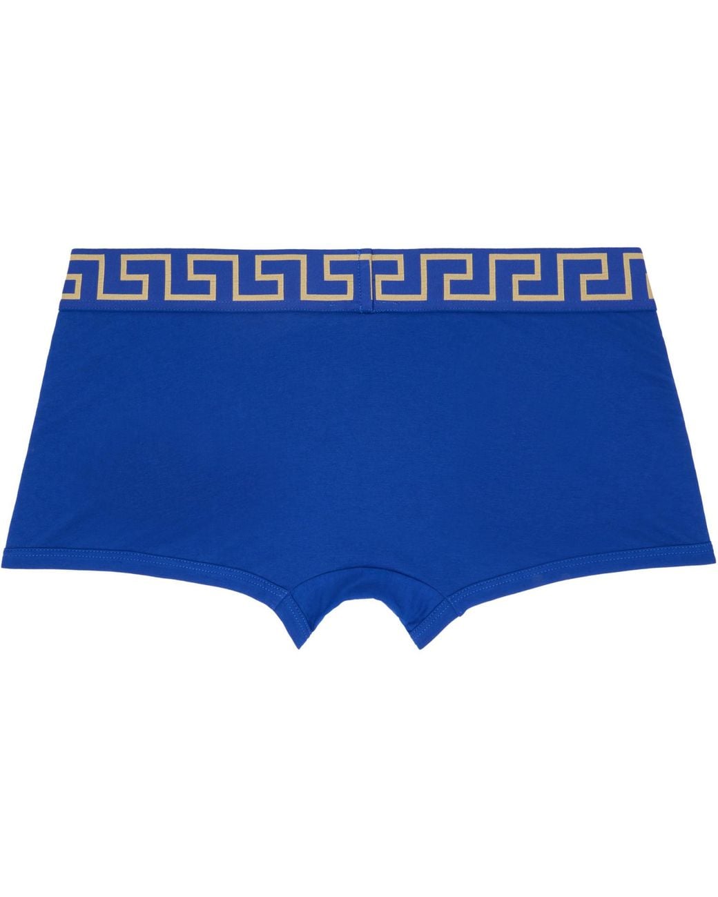 Versace Blue Cotton-Jersey Boxer Briefs for men