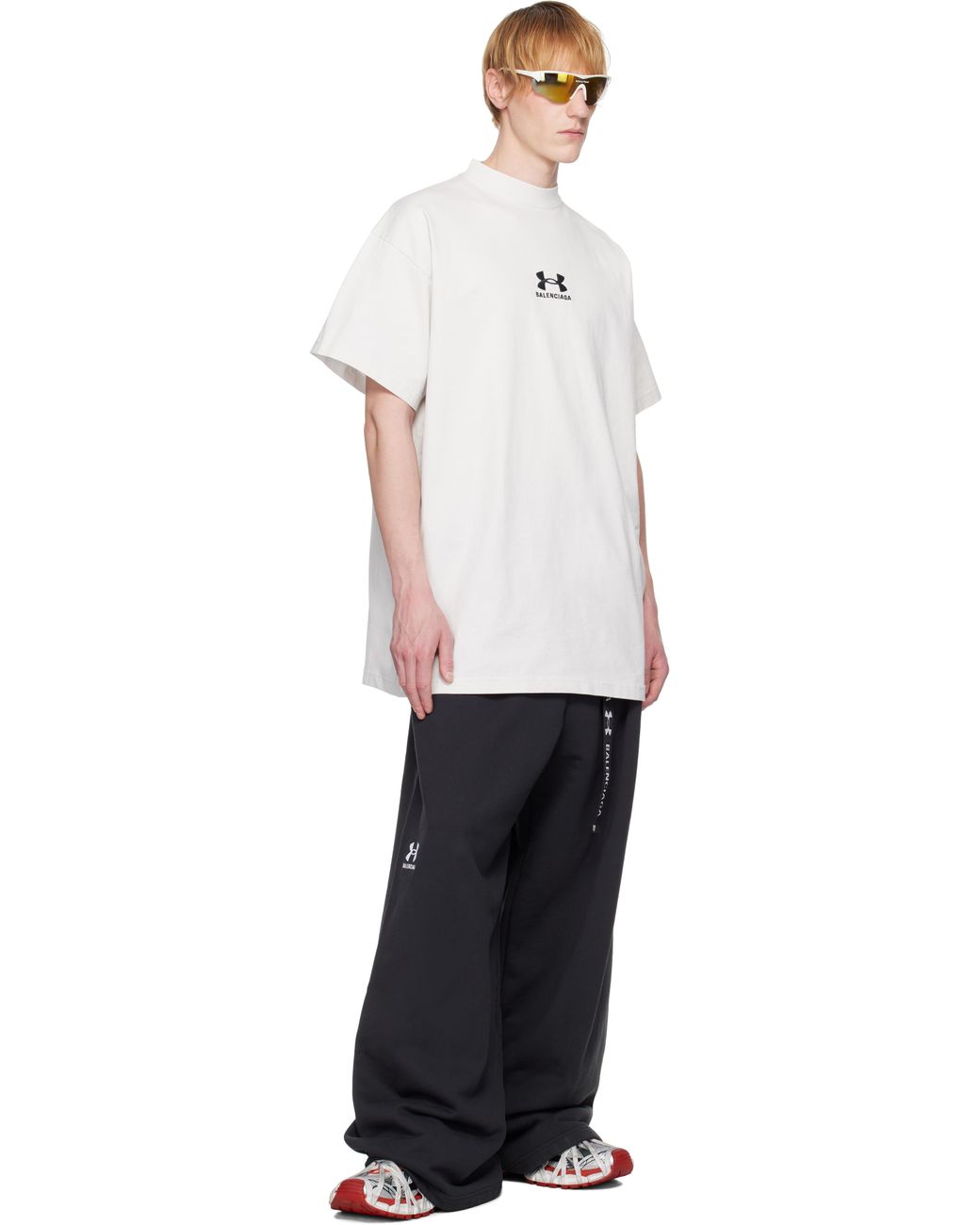 メンズ Balenciaga ブラック Under Armourエディション バギー