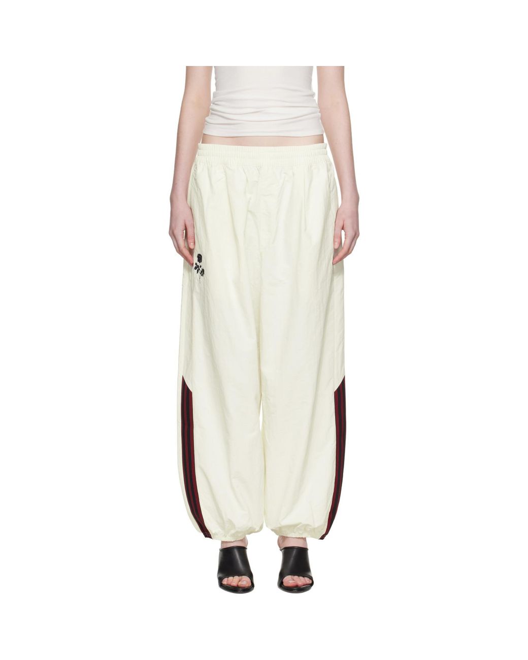 Willy Chavarria Natural Adidas Originals Edition 'Chavarria' Woven Track Pants