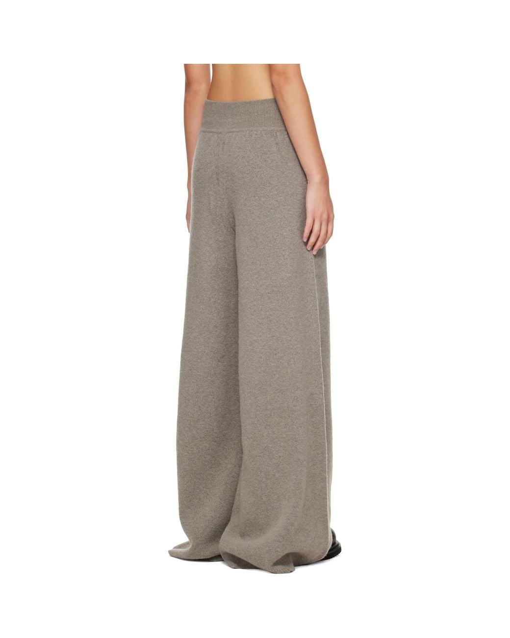 Rick Owens Brown Tower Loose Lounge Pants