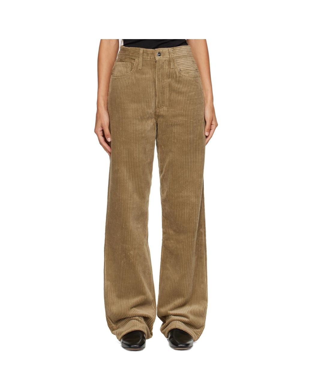 Agolde Brown Khaki Vintage Loose Jeans