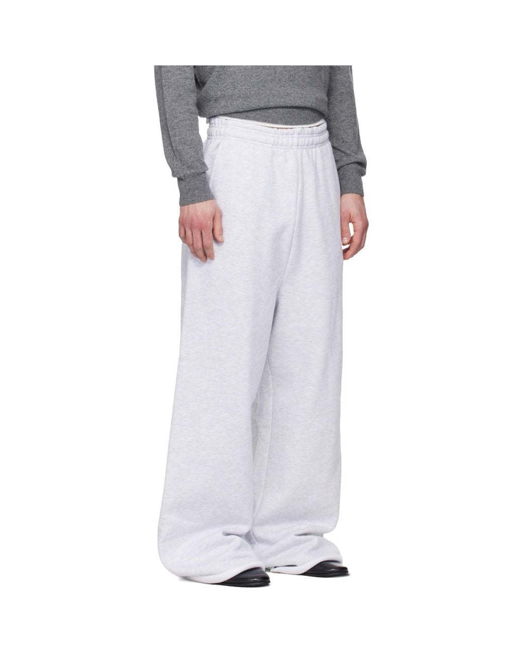 Entire studios White Full Sweatpants for men