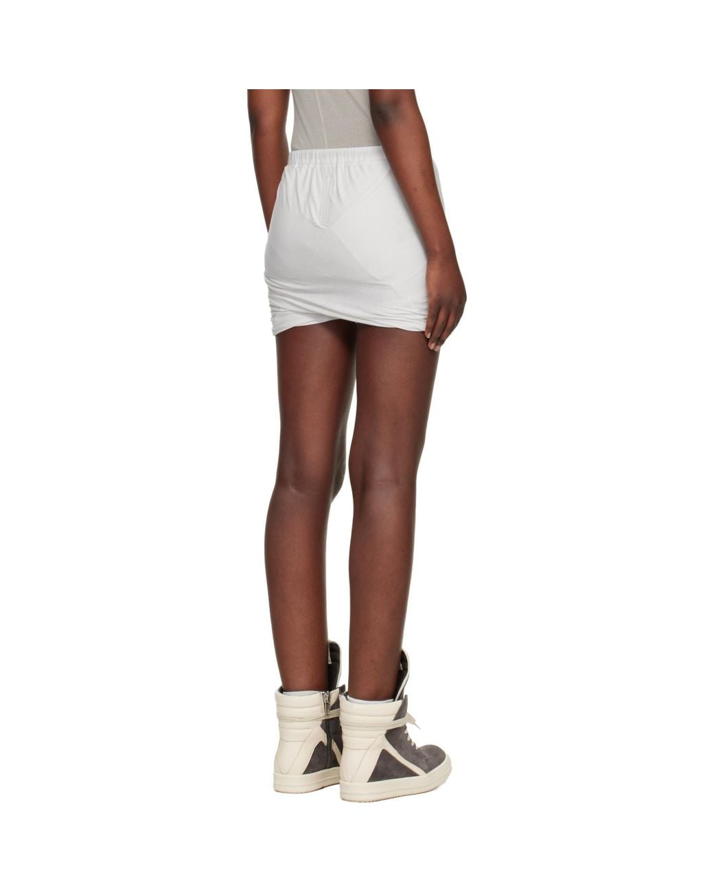 Rick Owens Black Off- Temple Buds Shorts