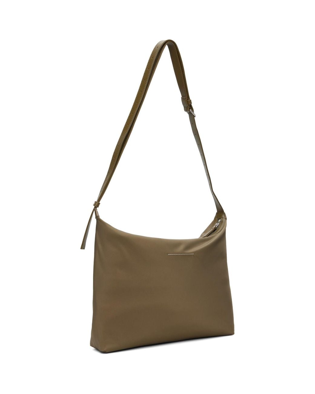 MM6 by Maison Margiela Brown Khaki Numeric Crossbody Bag for men