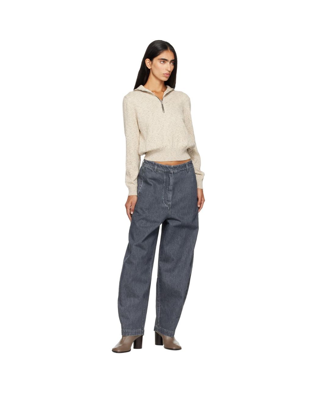 Cordera Blue Curved Jeans