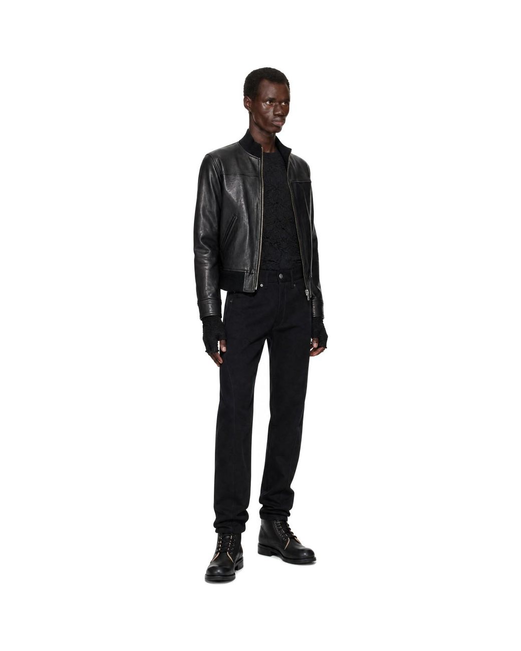Junya Watanabe Black Levi's Edition Wool Trousers for men